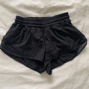 Lululemon Black Hotty Hot Shorts